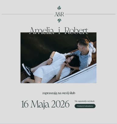 Motyw Szałwia strony ślubnej