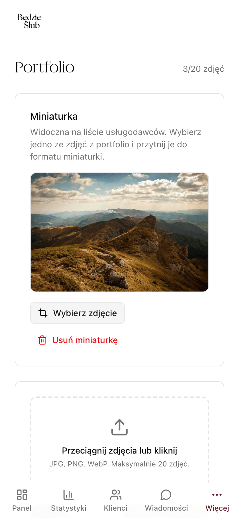 Portfolio - miniaturka i galeria zdjęć